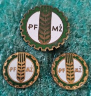 3XODZNAKA P.F.M.Ż. POZNAŃSKA FABRYKA MASZYN ŻNIWNYCH 3 SZTUKI - KOMPLET