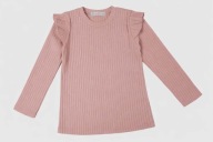 Bluzeczka z cekinami dla dziewczynki prążek 110cm 5-6lat