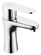 Bateria umywalkowa stojąca Ferro Algeo srebrny