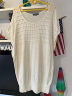 B EVIE Vintage ciazowa rarytas AŻURKOWA KREMOWA