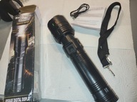 NOWA DUŻA LATARKA AKUMULATOROWA z ŁADOWARKĄ