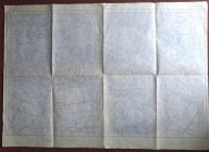 Korczyna, Kombornia - mapa topograficzna 1985 rok