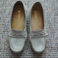 Mokasyny damskie beżowe skórzane f. PESCO Collection r.39