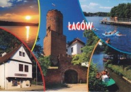ŁAGÓW - ZAMEK - JEZIORO - POMOST - INFORMACJA TURYSTYCZNA
