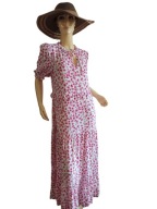 DUSK SUKIENKA długa romantyczna falbanki 38/40