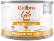Calibra Cat Life Sterilised Turkey, karma dla kota po sterylizacji, 200 g