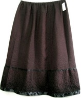 Spódnica w kliny z ciekawej tkaniny długa r 50/56