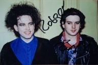 ROBERT SMITH / SIMON GALLUP The Cure - zdęcie z autografami