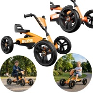 Gokart na pedały BERG Buzzy Orange dla dzieci 2-5 lat piankowe koła