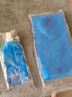 Składana elastyczna butelka na wodę 480ml + BUKŁAK z rurką