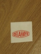 DELAHAYE naklejka z PRL