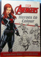 AVENGERS (Heroes to Colour – Featuring BLACK WIDOW & other SUPER HEROES)