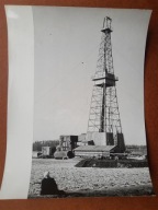 PRL geologia Podlasie wieża wiertnicza fot. Dąbrowiecki duża