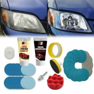 Zestaw do regeneracji lamp polerowanie reflektorów powłoka UV krążki 14szt