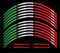NAKLEJKI PASKI NA FELGI RANT APRILIA SHIVER + GRATIS !!!