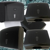 PODAJNIK DOZOWNIK CZARNY NA RĘCZNIKI PAPIEROWE SKŁADANE ZZ HIGI24