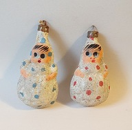 Stare Bombki laleczki 2 szt