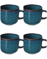 IKEA GLADELIG Kubek, niebieski, 37 cl 4sztuki