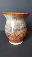 Stary ceramiczny szkliwiony wazon art design