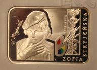 20 zł złotych 2011 ZOFIA STRYJEŃSKA GCN PR70 - MAXXX NOTA + FOLDER NBP