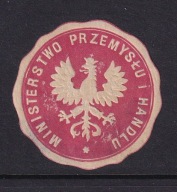 Ministerstwo Przemysłu i Handlu , zalepka, fi 35 mm