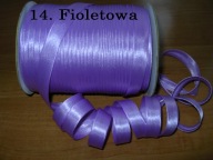 Taśma atłasowa LAMÓWKA do firan LAMÓWKI fioletowa