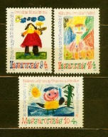 WĘGRY ** Dziecięce rysunki Mi 4197-99