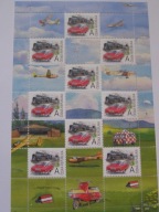 Czechy - historyczne środki lokomocji - Mi. 948 A ** arkusik