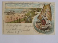 Kołobrzeg Kolberg jacht żeglarki kolaż 1903