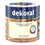 Dekoral MOC KOLORU Farba lateksowa do wnętrz bita śmietana 2,5L