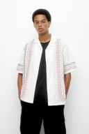 PULL&BEAR koszula z haftem regular fit męska L