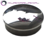 polerowana nierdzewna zaślepka 42,4 wbijana do rury 42,4x2 mm LUSTRO