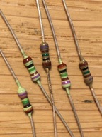 4x Rezystor 715 Ohm, 1%, 0,125 W