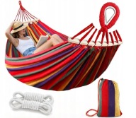 Hamak Ogrodowy XXL 2 OSOBOWY + GRATIS TORBA PODUSZKA