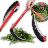 SIERP RĘCZNY KOSA NÓŻ SKŁADANY OGRODOWY DO PODCINANIA TRAWY OSTRY 22,5CM