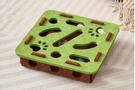 LOGICZNA ZABAWKA DLA KOTA, PIŁECZKI Z DZWONKAMI, LABIRYNT ZIELONY TUNEL