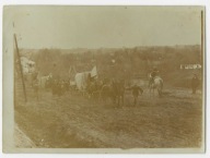 J31 CK KuK Żołnierze Tabory Front Wschodni wozy konie uzbrojenie 1916