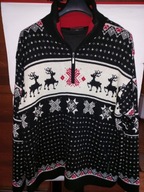 Sweter Eisrausch XXXXL akryl wełna suwak bluza jak nowy