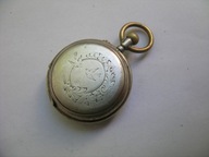 Damski,srebrny zegareczek wisiorkowy