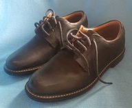 Buty męskie 10/44 czarne skóra casual