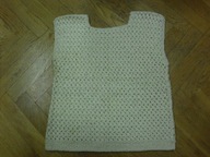 Kamizelka damska ręcznie robiona, rozm. ok. 40