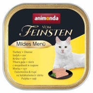Animonda Cat Mild Menue | Karma mokra dla dorosłego kota - Indyk i ser 100g