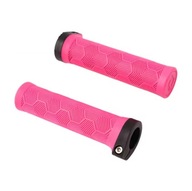 Gripy chwyty rowerowe różowe Odi 131 mm antypoślizgowe