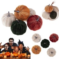 DEKORACJE HALLOWEEN JESIENNE SZTUCZNE DYNIE WELUROWE DO DOMU MIEKKIE DYNIA