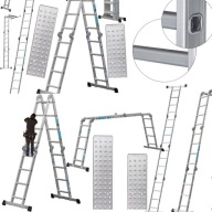DRABINA AMULINIOWA PRZEGUBOWA 150KG SKŁADANA WIELOFUNKCYJNA 4X4 PODEST DOOC