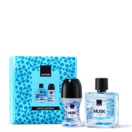 AVON Zestaw upominkowy Musk Marine _ W OZDOBNYM PUDEŁKU PREZENTOWYM