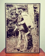 Przewodnik tatrzański 1920 rok, reprodukcja pirografia obraz dekor A4