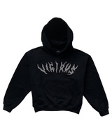 Czarna bluza OVERSIZE BOXY z haftem 100% bawełna - unisex - szary