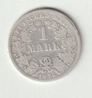 Niemcy-Cesarstwo 1 marka 1874 F