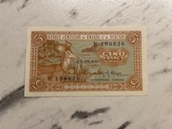 Rwanda - Burundi - 5 franków - 1960 - bardzo rzadki